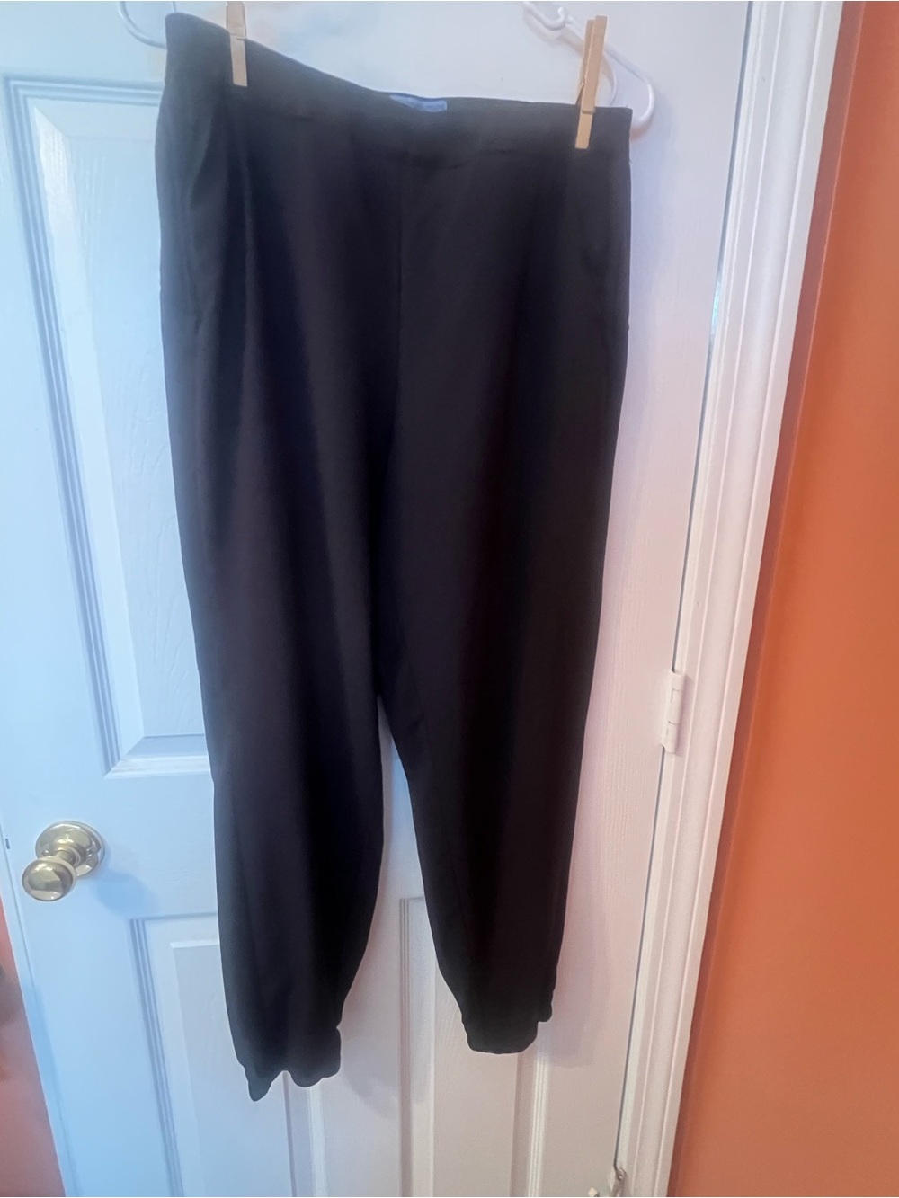 Classic Black Tapered Dress Pants